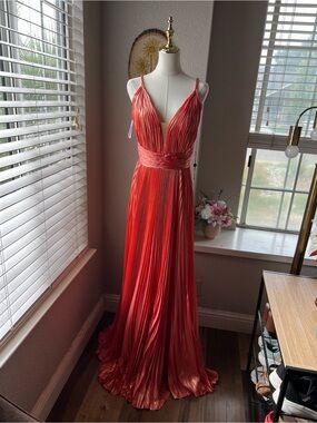 sherri hill 54255 beaded plunging v neck evening dress Sherri Hill